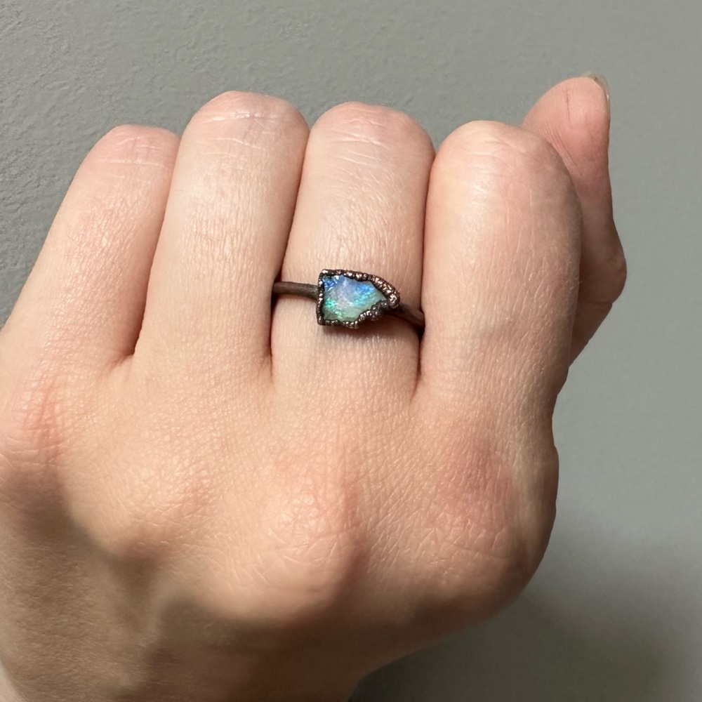 Hawkhouse Copper Opal Ring
